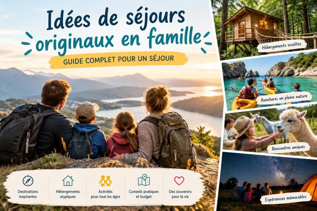 Idées de séjours originaux en famille : guide complet pour un séjour