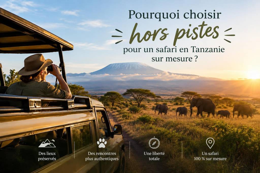 Pourquoi choisir hors pistes pour un safari en tanzanie sur mesure?