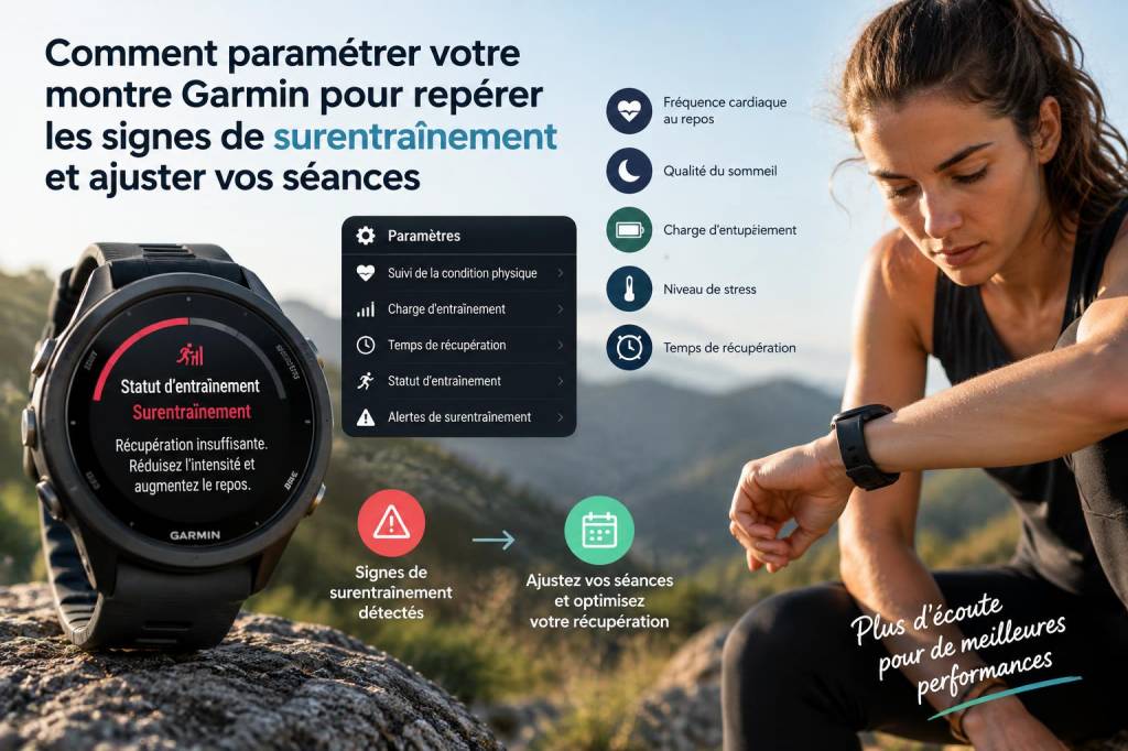 Comment paramétrer votre montre garmin pour repérer les signes de surentraînement et ajuster vos séances