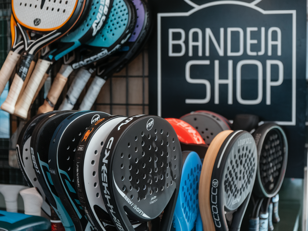 Choisir la raquette de padel chez Bandeja Shop: formes et marques
